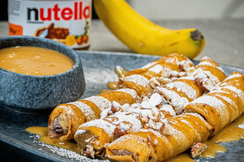 Bananasplit forårsruller