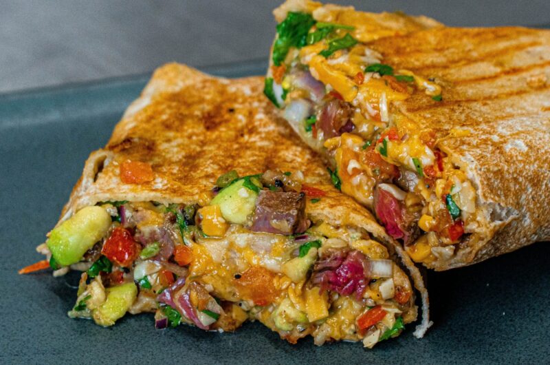 Steak burrito