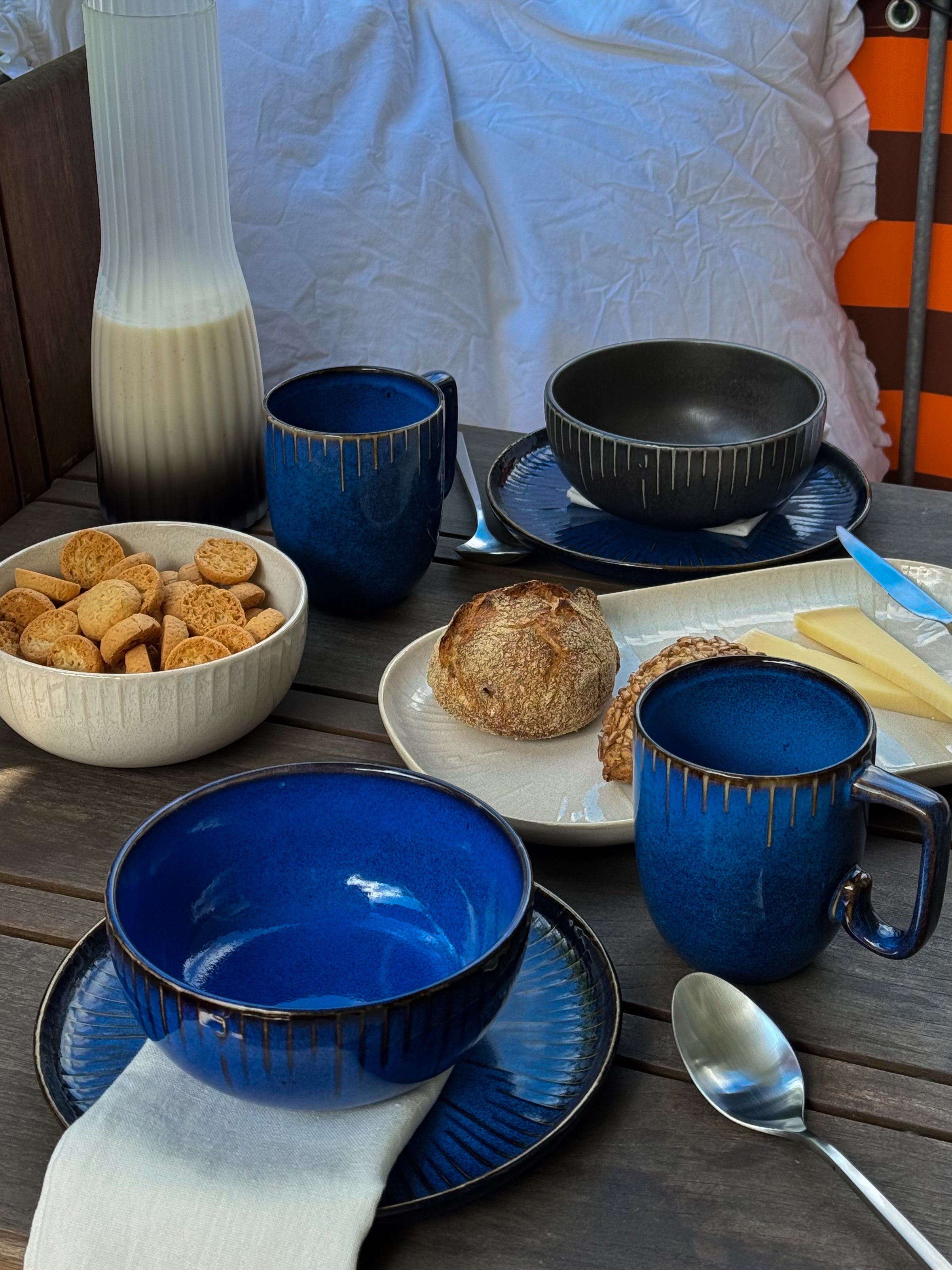 Kaffekop sæt (4 stk.) - Blue Lobster