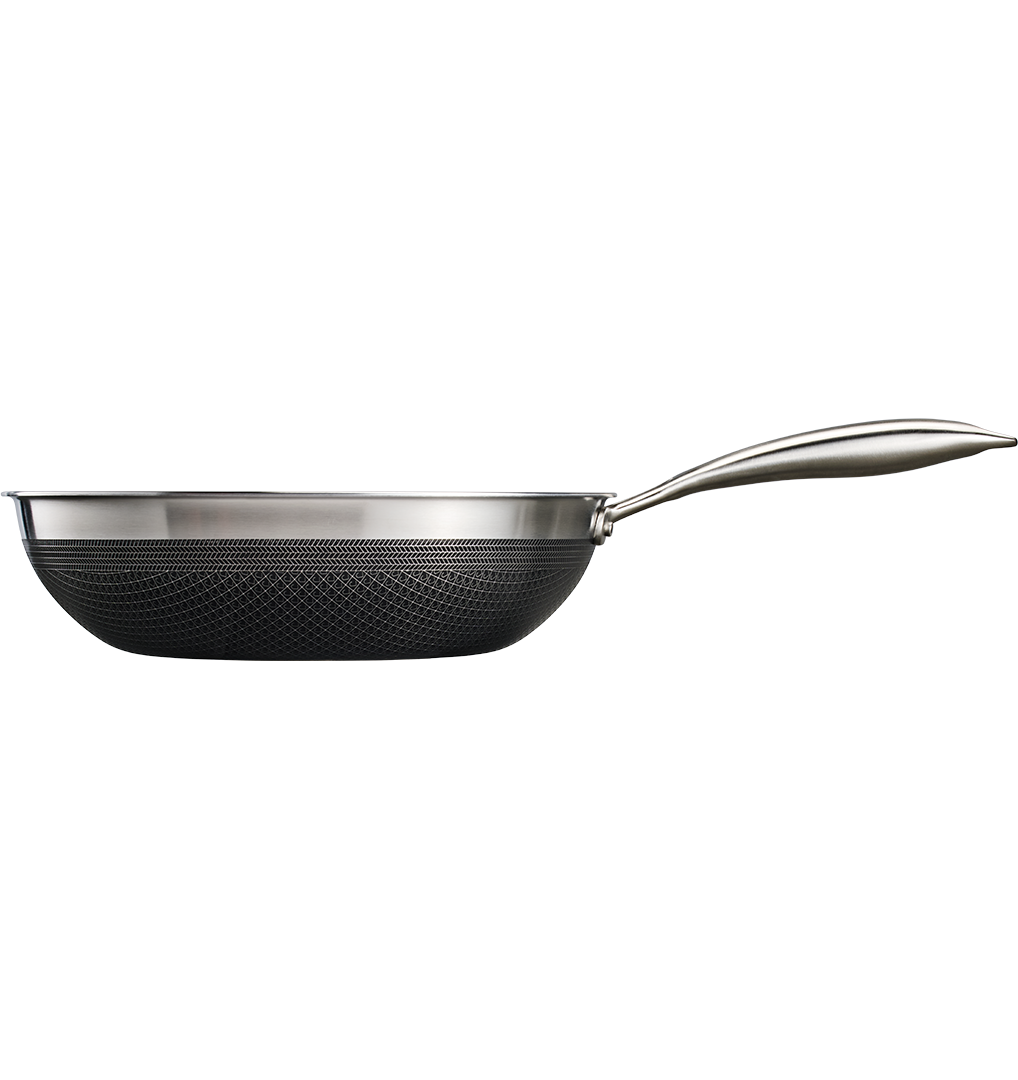 Wok Ø30 med Låg + Køkkenredskaber - 6 dele