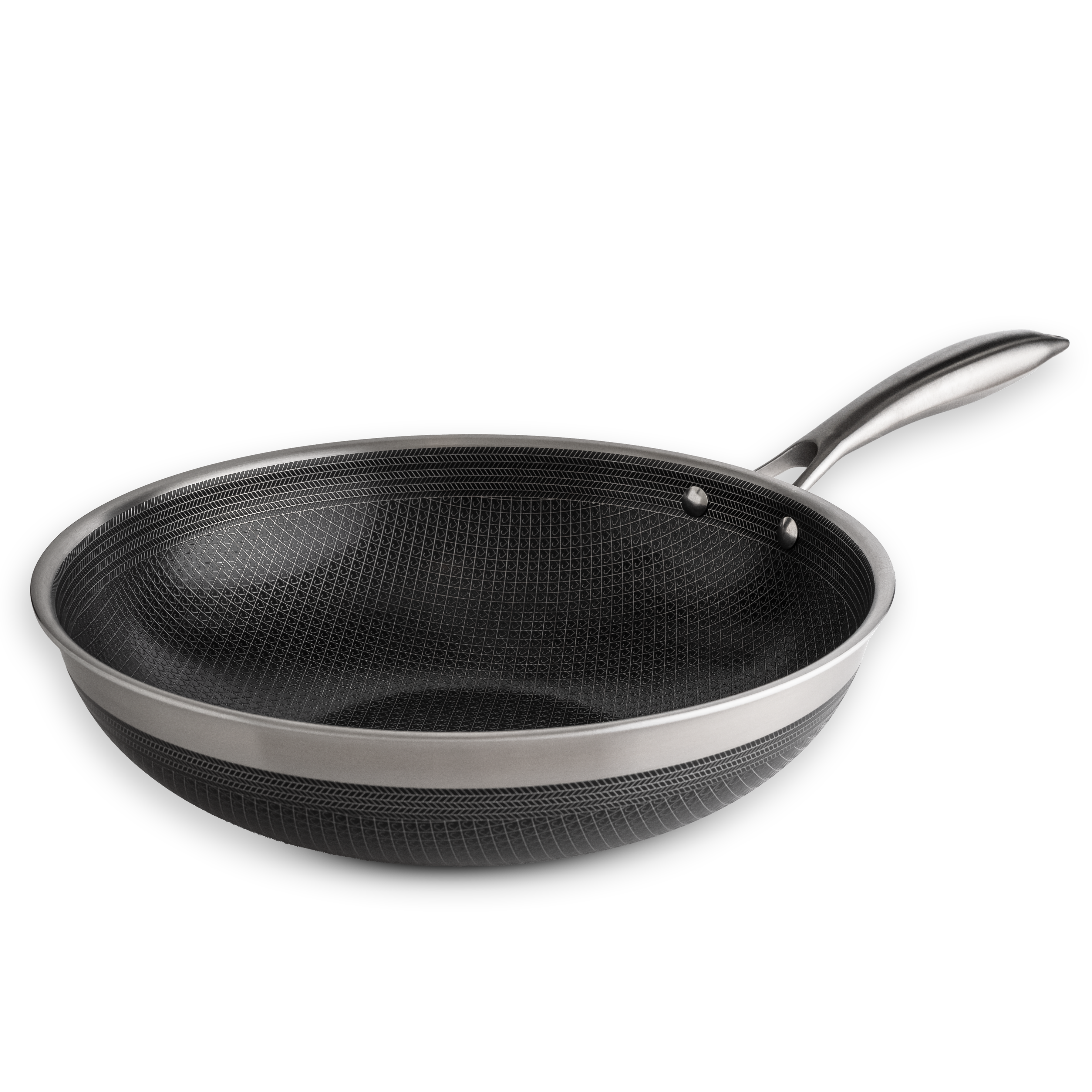 Wok Ø30 med Låg + Køkkenredskaber - 6 dele